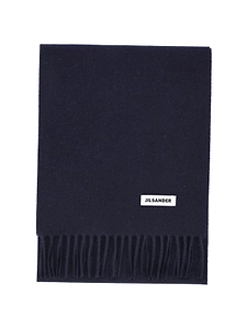 Jil Sander Slim Fringed Scarf