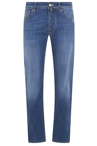Jacob Cohen Logo Detailed Slim Fit Jeans