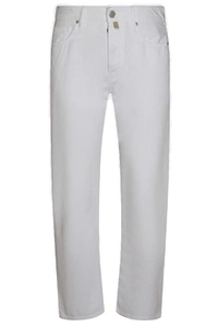 Jacob Cohen Logo Patch Straight Leg Jeans
