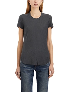 James Perse Crewneck Sheer Slub T-Shirt
