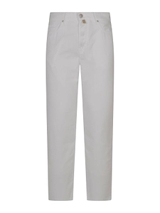 Jacob Cohen Logo Patch Straight-Leg Pants