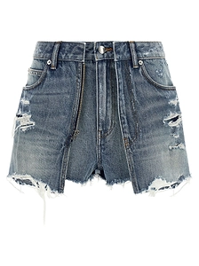 Alexander Wang Zip Double Layer Shorts