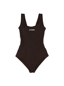Jil Sander+ Logo Printed One Piece Swimsuit