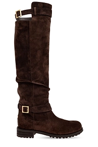 Jimmy Choo Buckled Flat Boots