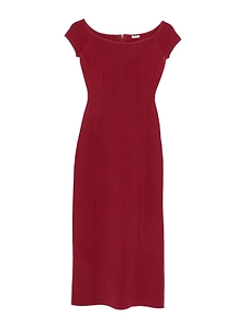 Cap Sleeve Fitted Dress