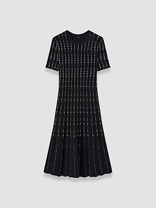 Joseph Fragmented Stripe Knitted Dress