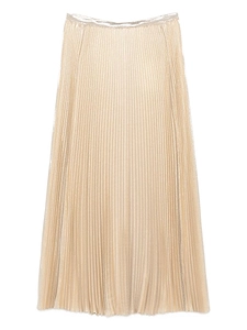 Pleated Midi Skirt