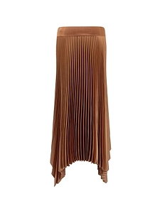 Joseph Pleated Asymmetric Skirt