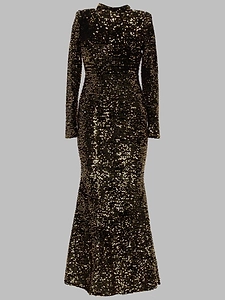 Joseph Sequin Open-Back Dress