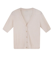 Joseph V-Neck Short-Sleeve Cardigan