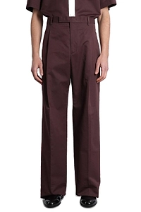 Jil Sander Straight-Leg Pleated Tailored Pants
