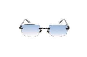 John Dalia Rectangular Rimless Sunglasses