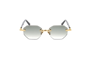 Timothy Geometric Rimless Sunglasses