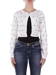 John Richmond Embellished Cropped Cardigan