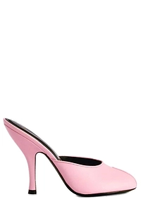 Jude Date Mule Peep Toe Slip-On Pumps