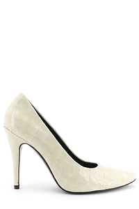 Jude Embossed Stiletto Heeled Pumps