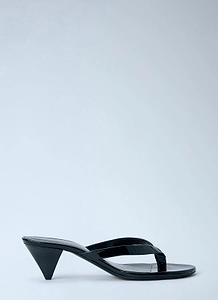 Rooty Patent Thong Heeled Sandals
