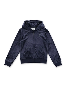 Juicy Couture Kids Diamante Logo Zip Hoodie