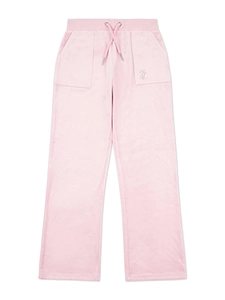 Juicy Couture Kids Drawstring Velvet Trousers