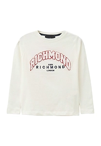 John Richmond Junior Crew Neck Long Sleeved T-Shirt