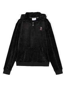 Juicy Couture Kids Logo Embellished Drawstring Hoodie