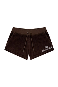 Juicy Couture Script Velour Shorts