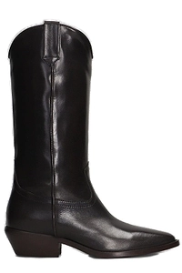 Julie Dee Pointed-Toe Pull-On Cowboy Boots