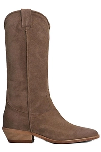 Julie Dee Pointed-Toe Pull-On Cowboy Boots