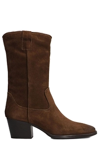 Julie Dee Pointed Toe Texan Boots