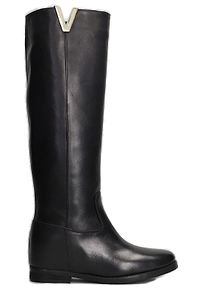 Julie Dee Round Toe Knee-High Boots