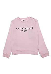 John Richmond Kids Logo-Printed Crew Neck Sweatshirt