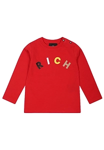 John Richmond Kids Logo-Printed Crew Neck Sweatshirt