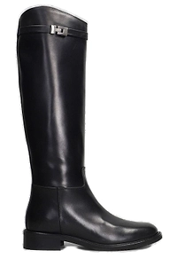 Julie Dee Side-Zip Knee-High Boots