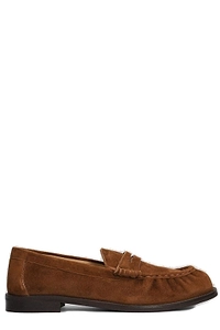 Julie Dee Round-Toe Slip-On Loafers