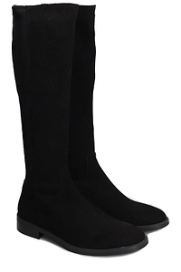 Julie Dee Side-Zip Knee-High Boots
