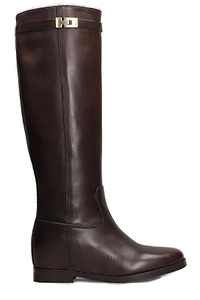 Julie Dee Turn-Lock Round-Toe Boots