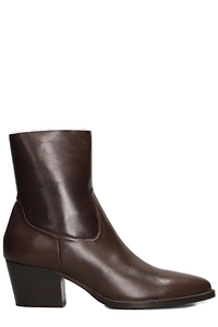 Julie Dee Zipped Ankle Boots