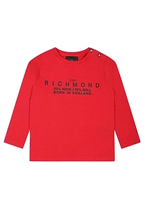 John Richmond Kids Logo Printed Long Sleeved T-Shirt
