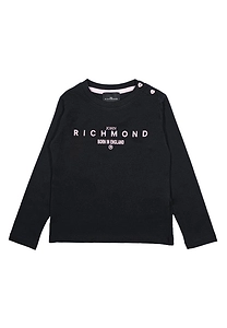 John Richmond Kids Logo Printed Long Sleeved T-Shirt