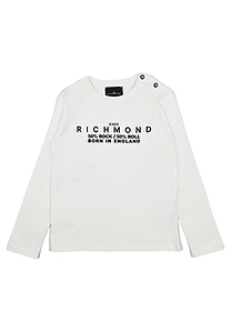 John Richmond Kids Logo Printed Long Sleeved T-Shirt