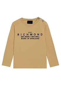 John Richmond Kids Logo Printed Long Sleeved T-Shirt
