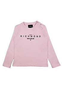 John Richmond Kids Logo Printed Long Sleeved T-Shirt