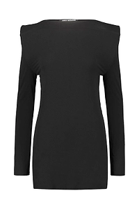 Junya Watanabe Boat Neck Long-Sleeved Top