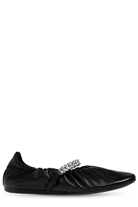 Jade Embellished Ballet Flats