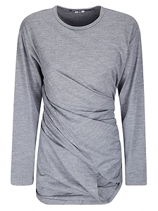 Junya Watanabe Draped Long-Sleeve T-Shirt