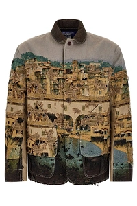 Junya Watanabe Jacquard Frayed Jacket