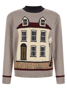Junya Watanabe House Intarsia Knitted Sweater