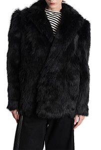 Junya Watanabe Long-Sleeved Faux-Fur Jacket