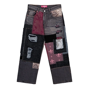 Junya Watanabe Man Patchwork Distressed Jeans