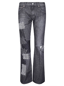Junya Watanabe Patchwork Distressed Jeans